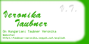 veronika taubner business card